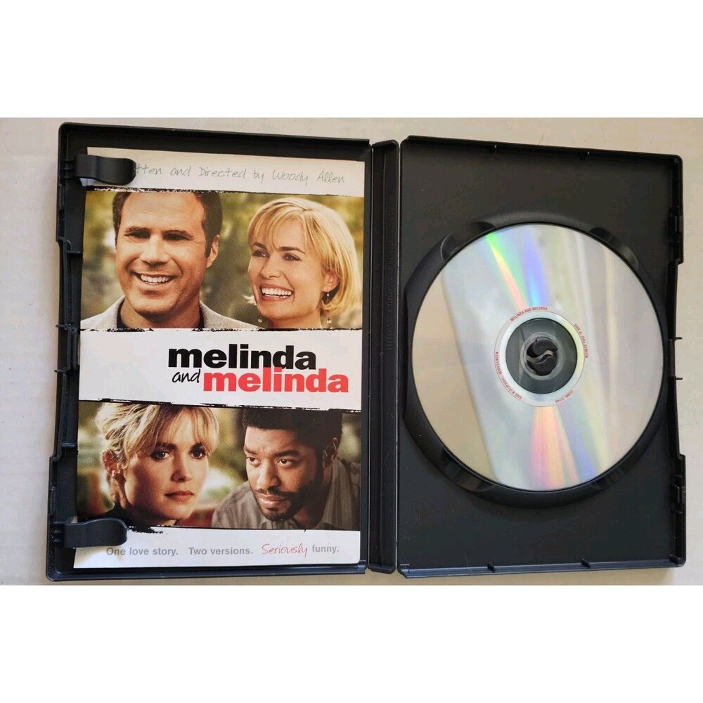 Melinda and Melinda DVD FULL/WIDE Woody Allen Will Farrell Radha Mitchell Sevign - Picture 2 of 4